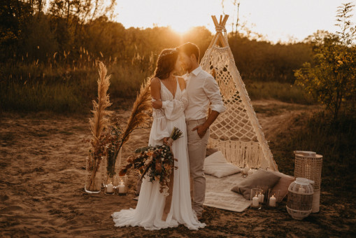 After Wedding in den Dünen