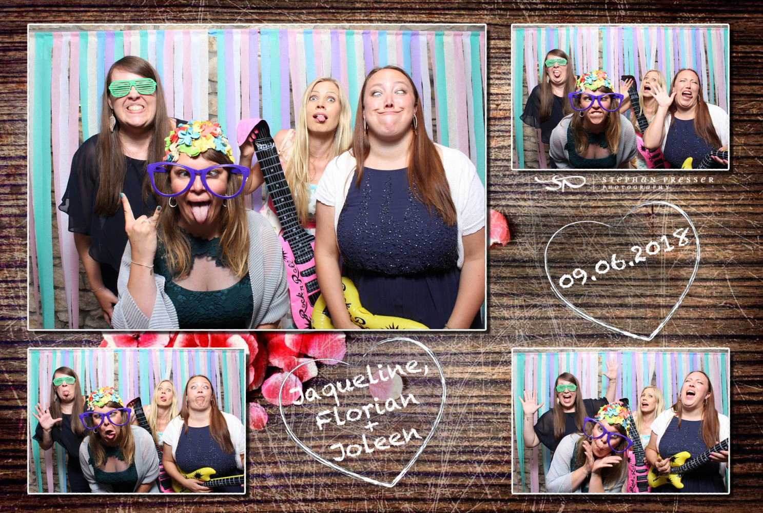691- Hochzeit Weingut am Maxbrunnen - Bad Duerkheim - Fotobox - Jaqueline & Florian & Joleen - Stephan Presser Photography