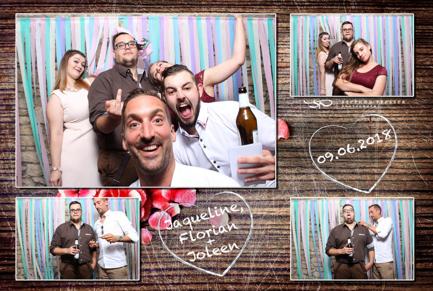 695- Hochzeit Weingut am Maxbrunnen - Bad Duerkheim - Fotobox - Jaqueline & Florian & Joleen - Stephan Presser Photography