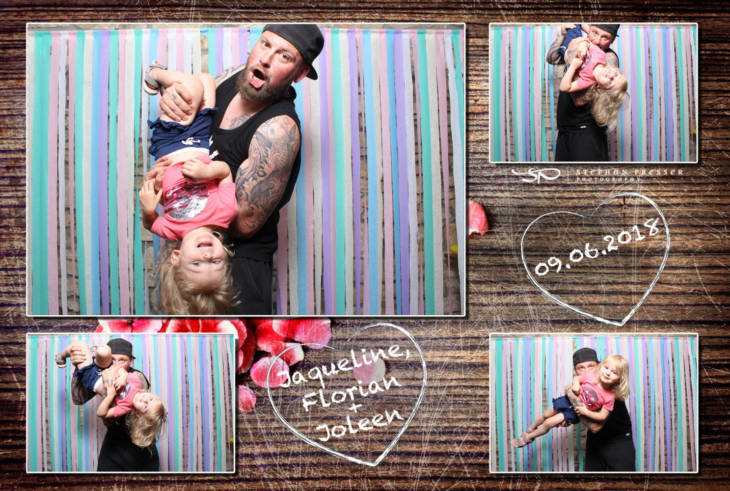 697- Hochzeit Weingut am Maxbrunnen - Bad Duerkheim - Fotobox - Jaqueline & Florian & Joleen - Stephan Presser Photography